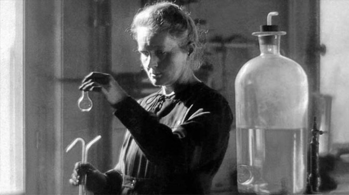 Hallazgos de Marie Curie sobre la radiactividad